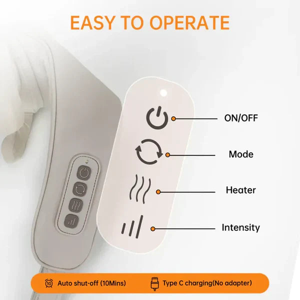 Buy Wafir™ Kneading Massager (Shoulder and Neck) – مدلك عجن للكتف والرقبة