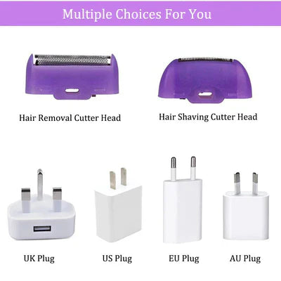 Buy Wafir™Purple Epilator – آلة إزالة الشعر البنفسجية