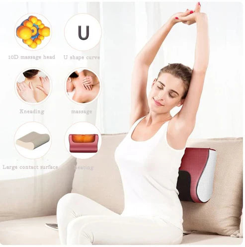 Buy Wafir™ Red Pillow Massager – جهاز تدليك الوسادة الحمراء