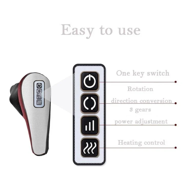 Buy Wafir™ Red Pillow Massager – جهاز تدليك الوسادة الحمراء